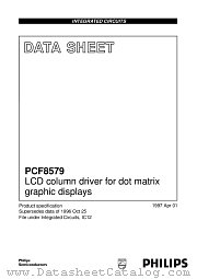 PCF8579 datasheet pdf Philips
