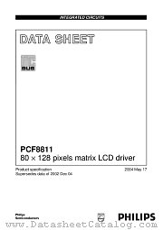 PCF8811M datasheet pdf Philips