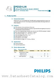 PESD1LIN datasheet pdf Philips