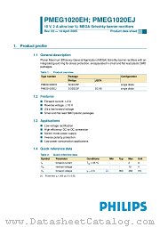 PMEG1020EH datasheet pdf Philips