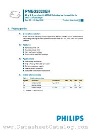 PMEG2020EH datasheet pdf Philips