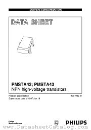 PMSTA42 datasheet pdf Philips