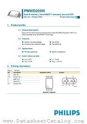 PMWD20XN datasheet pdf Philips