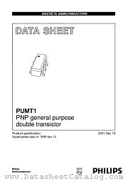 PUMT1 datasheet pdf Philips
