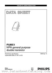 PUMX1 datasheet pdf Philips
