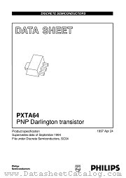 PXTA64 datasheet pdf Philips