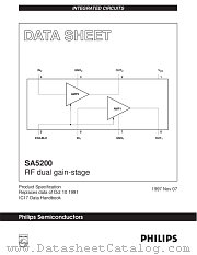 SA5200D datasheet pdf Philips
