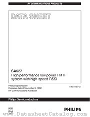 SA627 datasheet pdf Philips