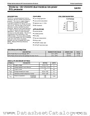 SA701D datasheet pdf Philips