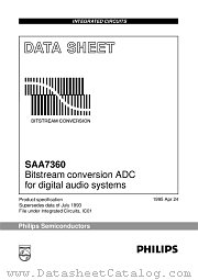 SAA7360 datasheet pdf Philips
