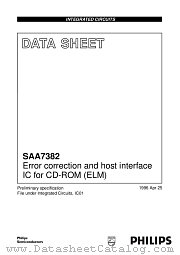 SAA7382 datasheet pdf Philips