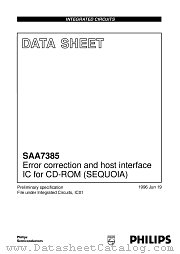 SAA7385GP datasheet pdf Philips