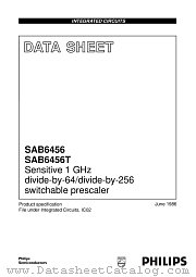 SAB6456 datasheet pdf Philips
