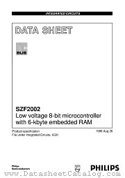 SZF2002 datasheet pdf Philips