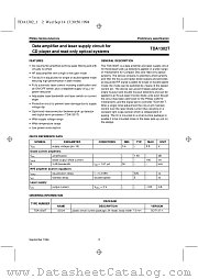 TDA1302T datasheet pdf Philips