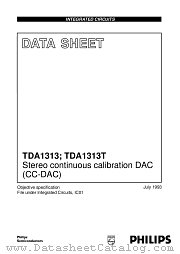 TDA1313 datasheet pdf Philips