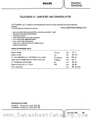 TDA2544Q datasheet pdf Philips