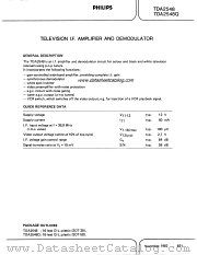 TDA2548 datasheet pdf Philips