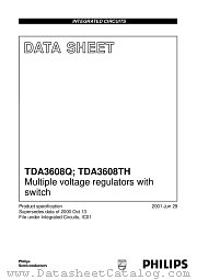 TDA3608Q/N3 datasheet pdf Philips
