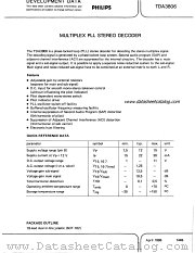 TDA3806 datasheet pdf Philips