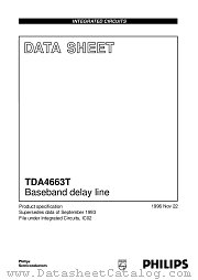 TDA4663T datasheet pdf Philips