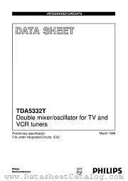 TDA5332T datasheet pdf Philips