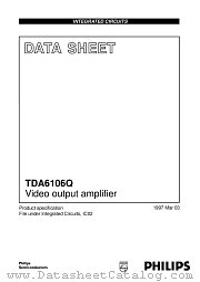 TDA6106 datasheet pdf Philips