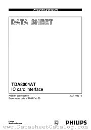 TDA8004A datasheet pdf Philips