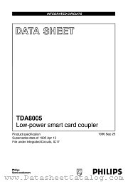 TDA8005H datasheet pdf Philips