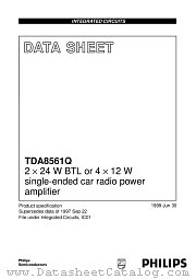 TDA8561 datasheet pdf Philips