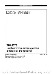 TDA8578T datasheet pdf Philips
