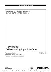 TDA8708B datasheet pdf Philips