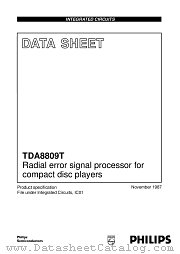 TDA8809T datasheet pdf Philips