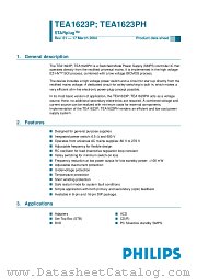 TEA1623PH/N1 datasheet pdf Philips