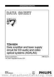 TZA1024T datasheet pdf Philips