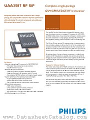 UAA3587 datasheet pdf Philips