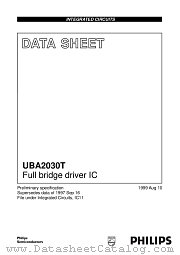 UBA2030T datasheet pdf Philips