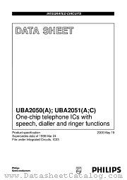 UBA2050AT datasheet pdf Philips