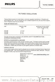 YG1103 datasheet pdf Philips