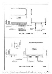 DG40 datasheet pdf PLESSEY Semiconductors