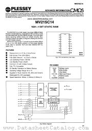 MV21SC14 datasheet pdf PLESSEY Semiconductors