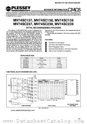MV74SC138 datasheet pdf PLESSEY Semiconductors