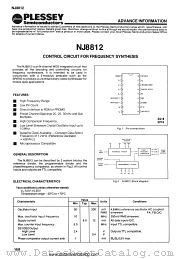 NJ8812 datasheet pdf PLESSEY Semiconductors