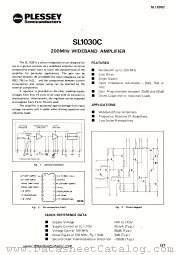 SL1030C datasheet pdf PLESSEY Semiconductors