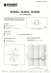 SL1610C datasheet pdf PLESSEY Semiconductors