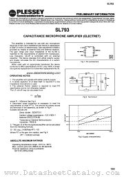 SL793 datasheet pdf PLESSEY Semiconductors