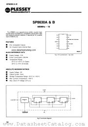 SP8630B datasheet pdf PLESSEY Semiconductors