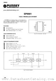 SP8901 datasheet pdf PLESSEY Semiconductors