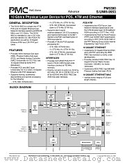 PM5390 datasheet pdf PMC-Sierra Inc