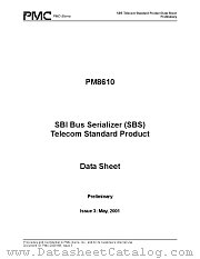 PM8610-BIAP datasheet pdf PMC-Sierra Inc